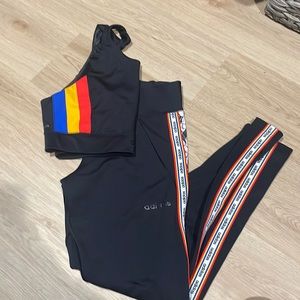 Addias matching workout set worn twice still like new